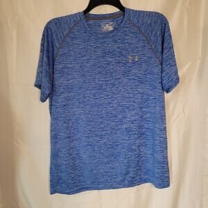 Men's Large Blue Heathered Under Armour Performance T-Shirt